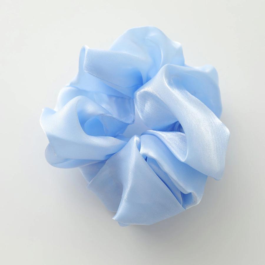 確認　ヘアゴム　ヘアリボン　1071　バレリーナ　バレエ　水色 TENERA テネラ シュシュ Ballerina Scrunchie バレリーナ レディース
