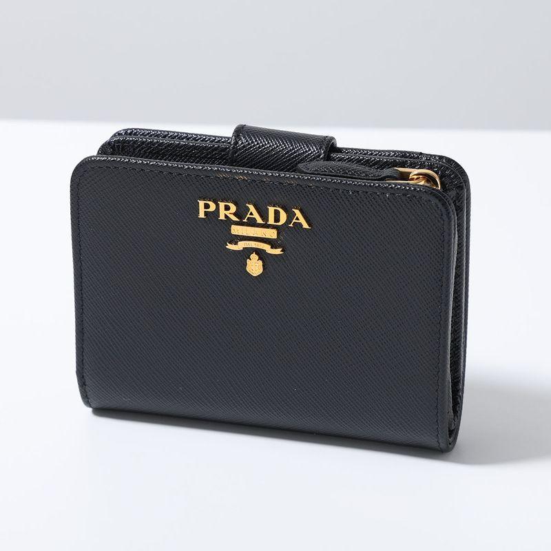 PRADA（プラダ） 二つ折り財布 1ML018 QWA レディース ミニ財布 レザー