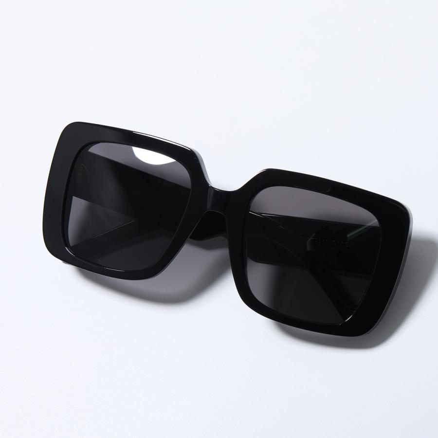 Dior ディオール サングラス Wildior S3U 10A0 CD40033U 01A レディース スクエア型 セルフレーム フルリム ロゴ アイウェア ブラックの画像