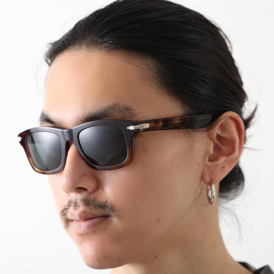 Dior ディオール サングラス DiorBlackSuit S71 24C0 DM40059I 53N レディース スクエア型 セルフレーム フルリム ロゴ アイウェア ブラウン他の画像