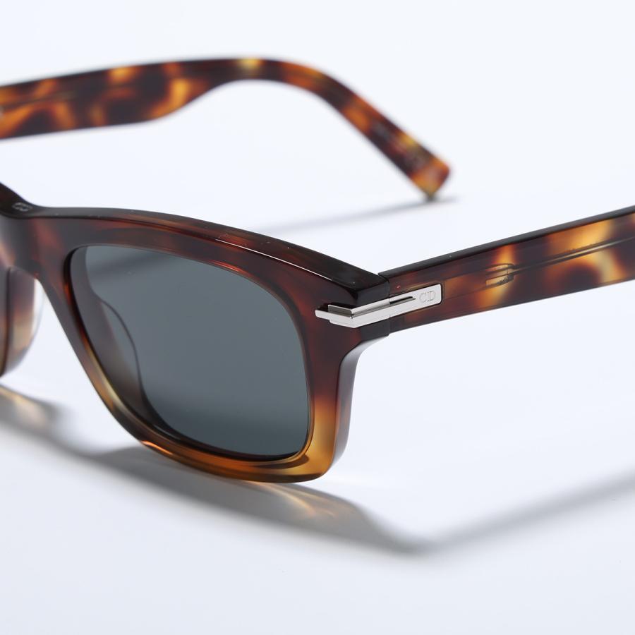 Dior ディオール サングラス DiorBlackSuit S71 24C0 DM40059I 53N メンズ スクエア型 セルフレーム フルリム ロゴ アイウェア ブラウン他の画像