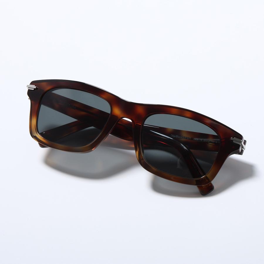 Dior ディオール サングラス DiorBlackSuit S71 24C0 DM40059I 53N メンズ スクエア型 セルフレーム フルリム ロゴ アイウェア ブラウン他の画像