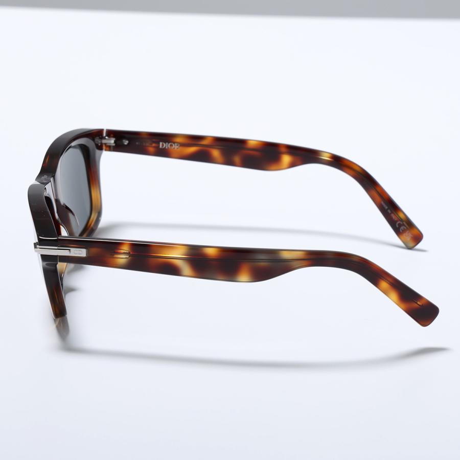 Dior ディオール サングラス DiorBlackSuit S71 24C0 DM40059I 53N メンズ スクエア型 セルフレーム フルリム ロゴ アイウェア ブラウン他の画像