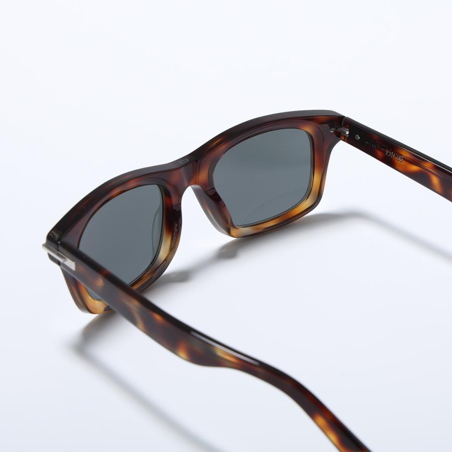 Dior ディオール サングラス DiorBlackSuit S71 24C0 DM40059I 53N メンズ スクエア型 セルフレーム フルリム ロゴ アイウェア ブラウン他の画像