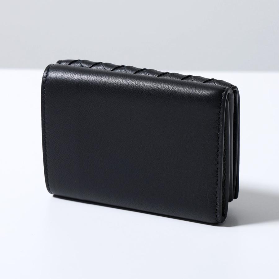 BOTTEGA VENETA ボッテガヴェネタ 三つ折り財布 515385 V3UN2 メンズ イントレチャート レザー バイカラー ミニ財布 小銭入れあり 1295 515385V3UN21295の画像