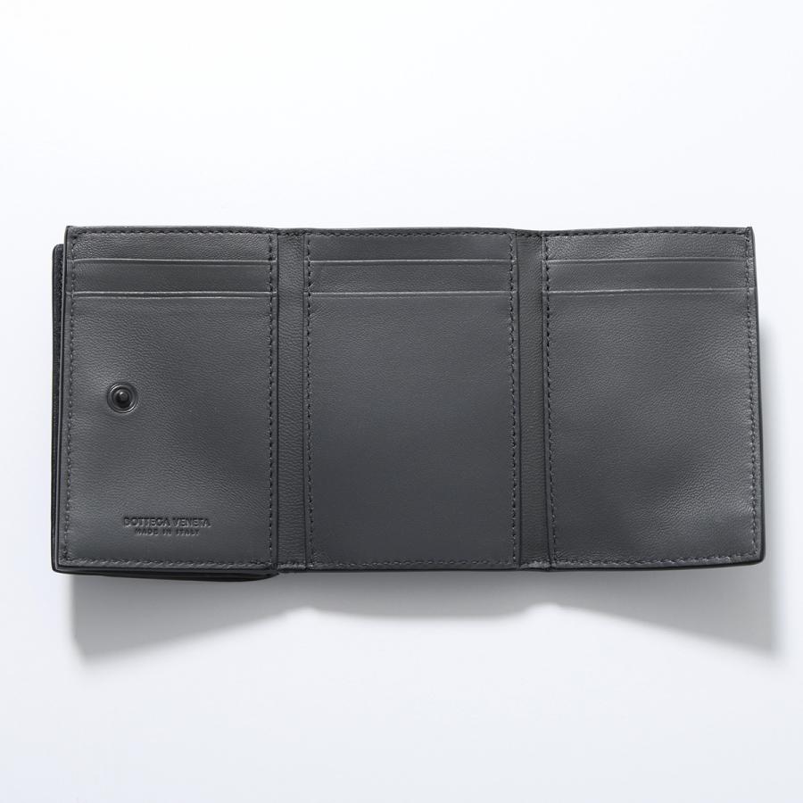BOTTEGA VENETA ボッテガヴェネタ 三つ折り財布 515385 V3UN2 メンズ イントレチャート レザー バイカラー ミニ財布 小銭入れあり 1295 515385V3UN21295の画像