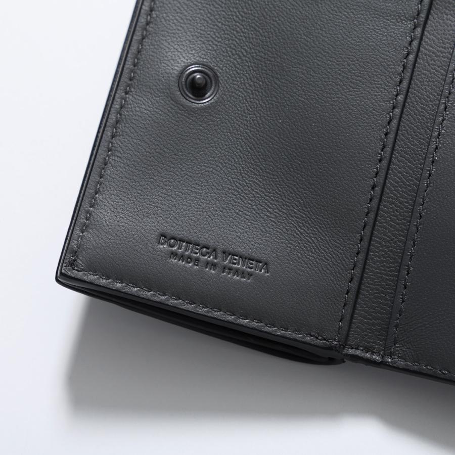 BOTTEGA VENETA ボッテガヴェネタ 三つ折り財布 515385 V3UN2 メンズ イントレチャート レザー バイカラー ミニ財布 小銭入れあり 1295 515385V3UN21295の画像