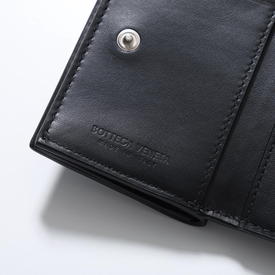 BOTTEGA VENETA ボッテガヴェネタ 三つ折り財布 609285 V3UH1 レディース イントレチャート レザー ミニ財布 小銭入れあり 8803 609285V3UH18803の画像