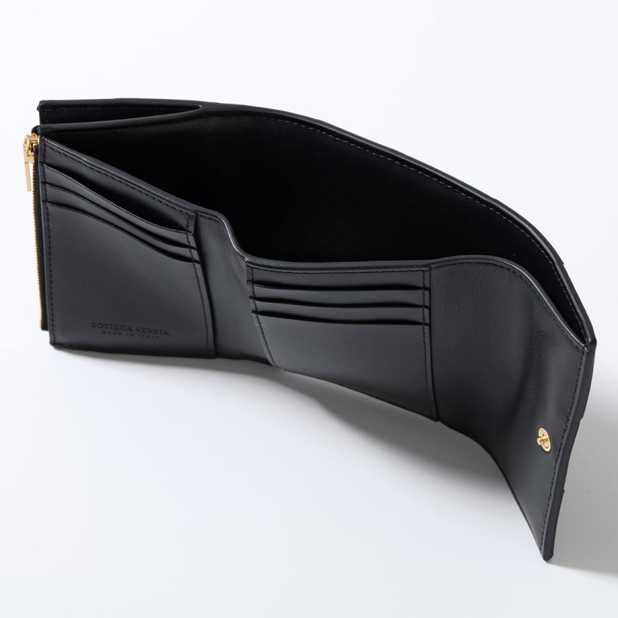 BOTTEGA VENETA ボッテガヴェネタ 三つ折り財布 CASSETTE カセット 651372 V3UO1 レディース レザー マキシイントレ ミニ財布 8425 651372V3UO18425の画像