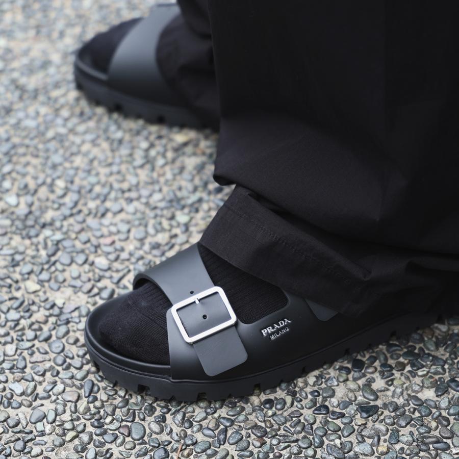 PRADA（プラダ） スライドサンダル 2X3159 3LKK メンズ ラバー