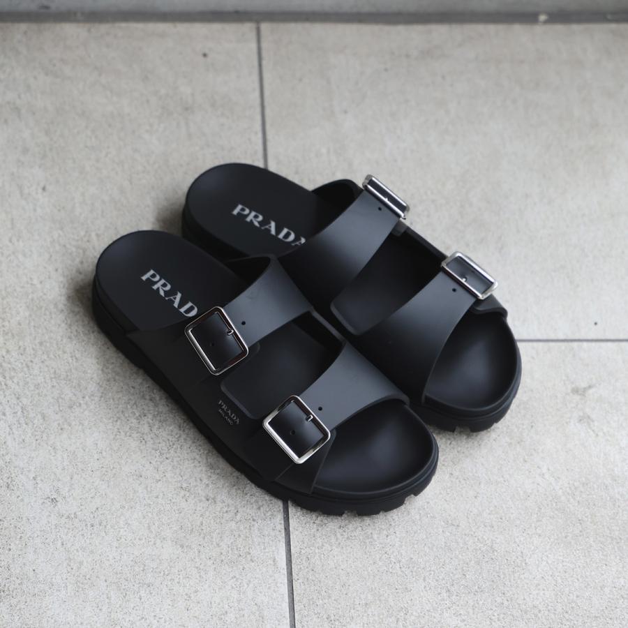 PRADA（プラダ） スライドサンダル 2X3159 3LKK メンズ ラバー