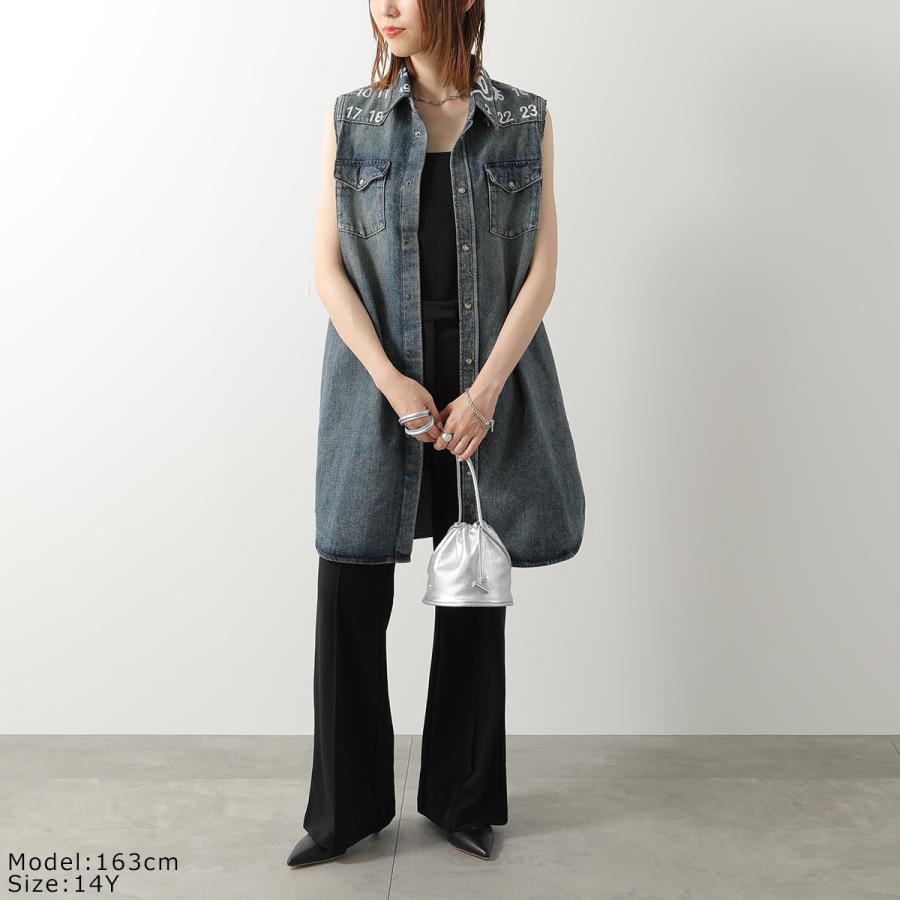 MM6 エムエムシックス　デニムノースリーブチュニック MM6 KIDS エムエムシックス メゾンマルジェラ キッズ ワンピース