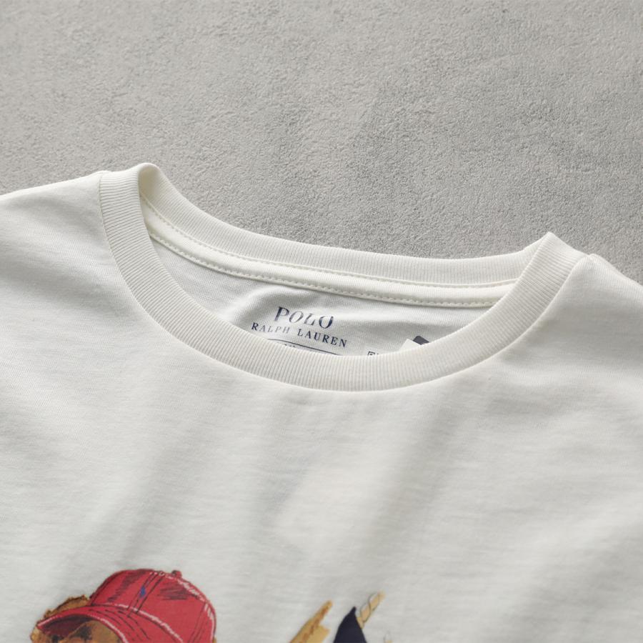 美品✨ポロラルフローレン 半袖 スウェットシャツ QRコード アイボリー POLO RALPH LAUREN（ポロ・ラルフローレン） Polo Ralph Lauren KIDS