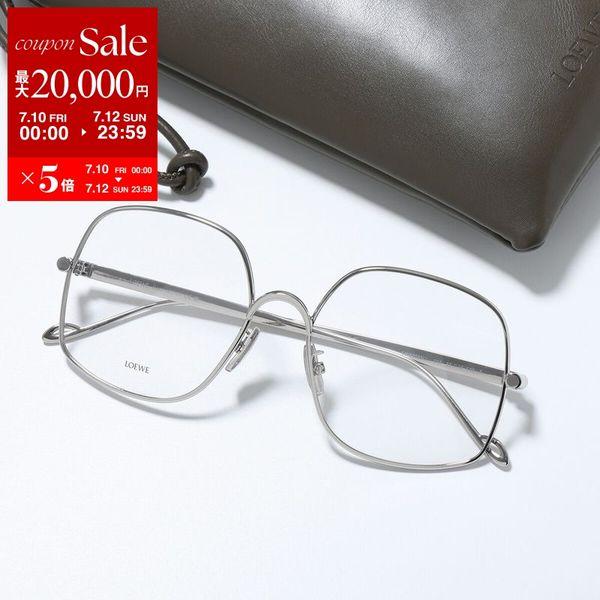 LOEWE メダル 未使用 付属品あり LOEWE（ロエベ） メガネ LW50055U レディース メンズ スクエア型