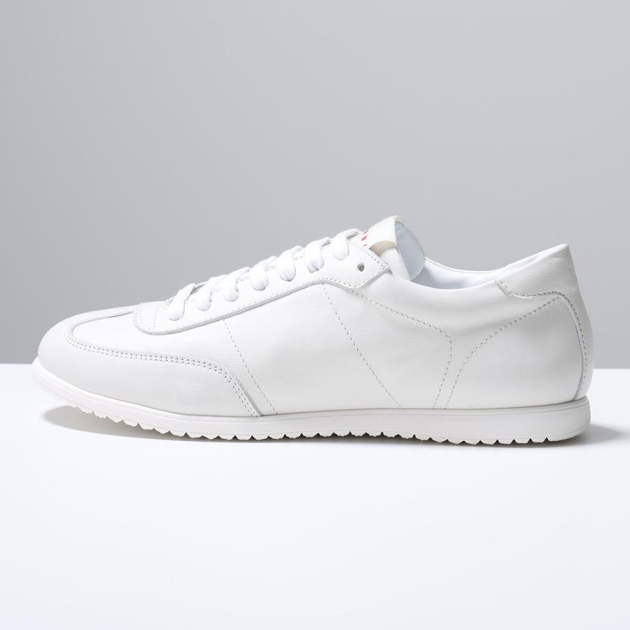 MARNI KIDS マルニ キッズ スニーカー 82332 レディース ガールズ ローカット レザー イタリア製 1.5cm シューズ 靴 BIANCの画像