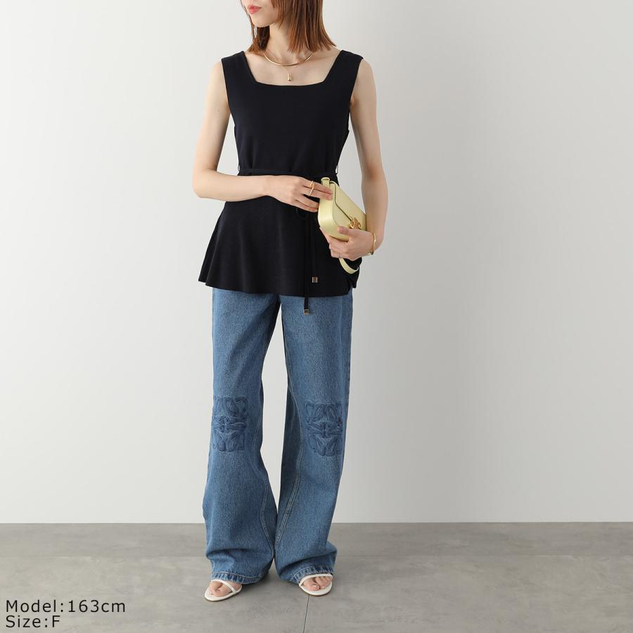 Torrazzo Donna（トラッゾドンナ） ニットブラウス Square Neck Knit
