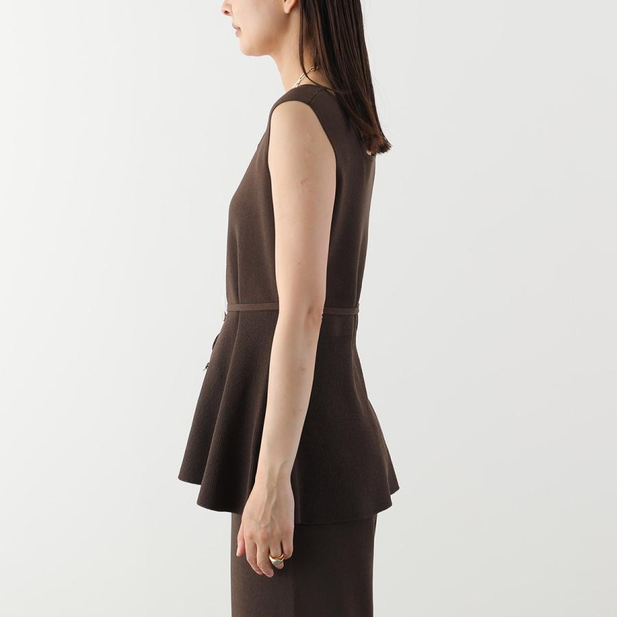 Torrazzo Donna（トラッゾドンナ） ニットブラウス Square Neck Knit