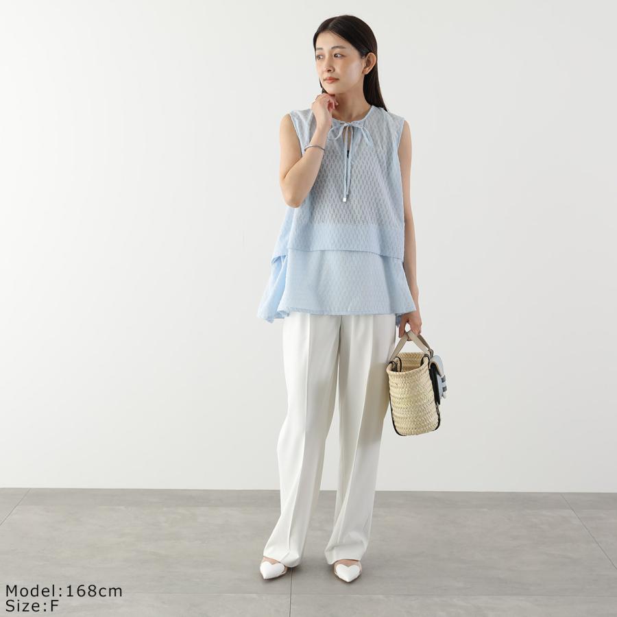 Torrazzo Donna（トラッゾドンナ） ブラウス Geometric Pattern