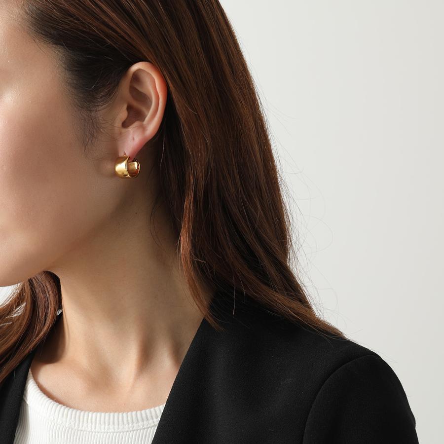 美品 【JIL SANDER】ジルサンダー レザーコンビ フープピアス JIL SANDER（ジルサンダー） ピアス J29VG0053 P4877 P6959 レディース