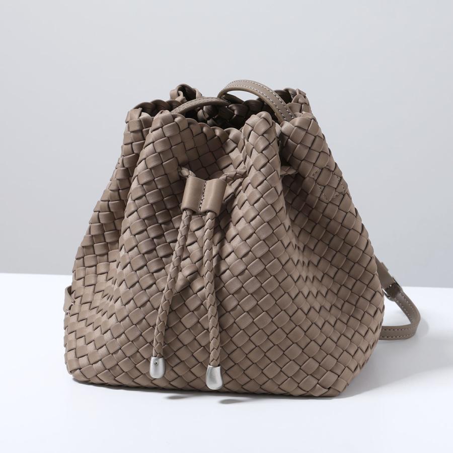 NAGHEDI グレー ショルダーバッグ NAGHEDI ナゲディ ショルダーバッグ Gramercy Medium Bucket