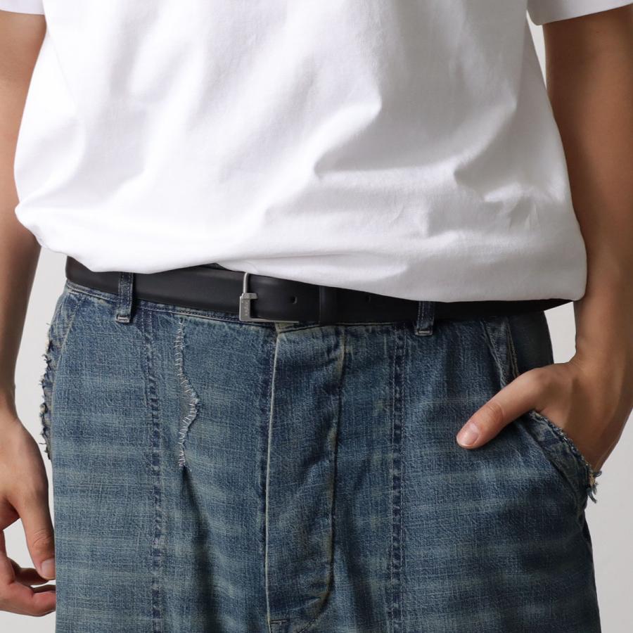 MAISON MARGIELA メゾンマルジェラ ベルト SA1TP0020 P8835 メンズ レザー スクエアバックル 3cm T8013 SA1TP0020P8835T8013の画像