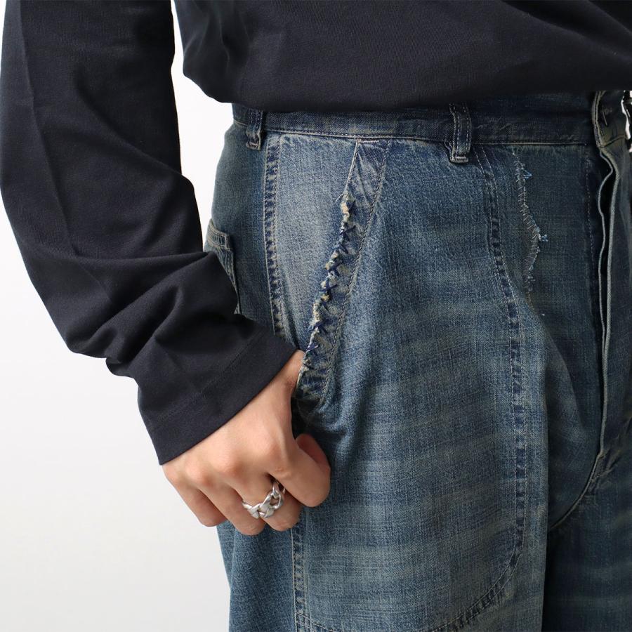 MAISON MARGIELA メゾンマルジェラ ジーンズ S50KA0710 M30021 メンズ デニムパンツ コットン ワイドレッグ 8オンス 962 S50KA0710M30021962の画像