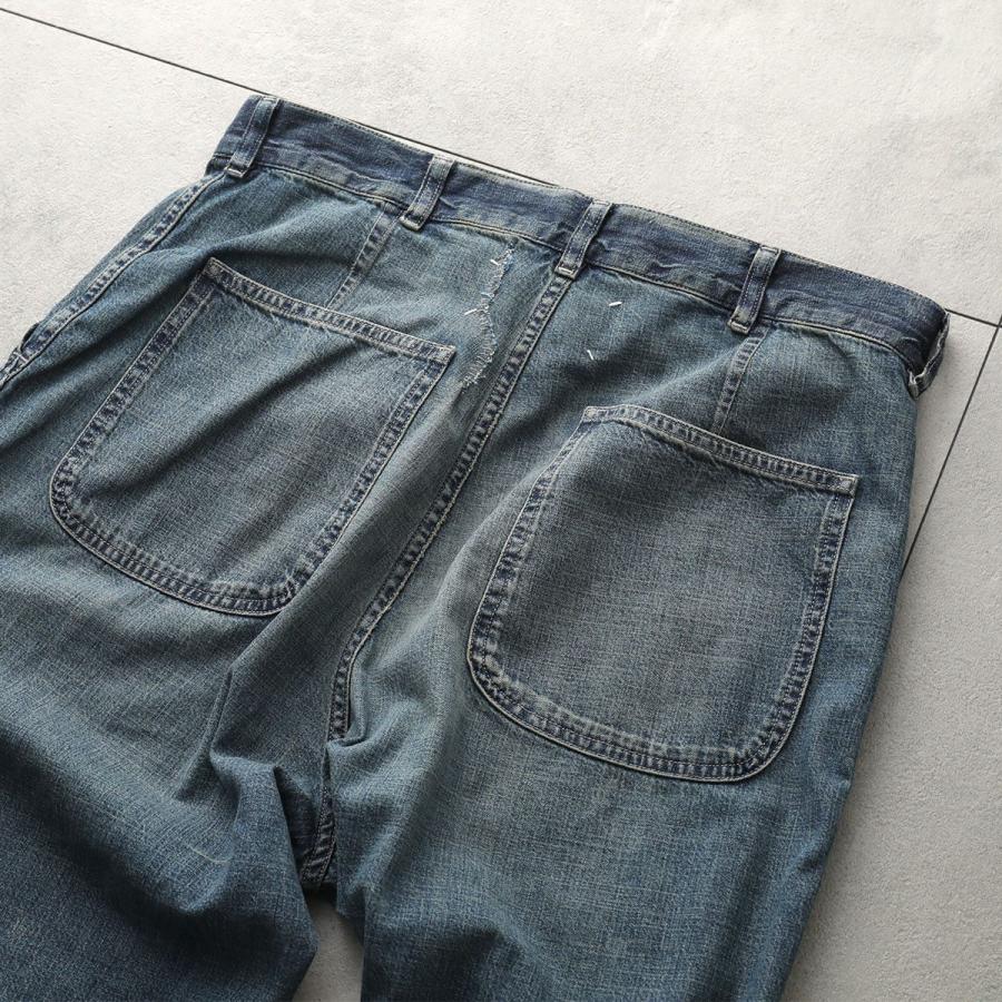 MAISON MARGIELA メゾンマルジェラ ジーンズ S50KA0710 M30021 メンズ デニムパンツ コットン ワイドレッグ 8オンス 962 S50KA0710M30021962の画像