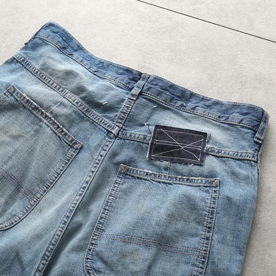 MAISON MARGIELA メゾンマルジェラ ジーンズ S51KA0615 M30021 メンズ デニムパンツ ワイドレッグ ウォッシュ加工 Gパン 4ステッチ S52LA0243M30016963の画像