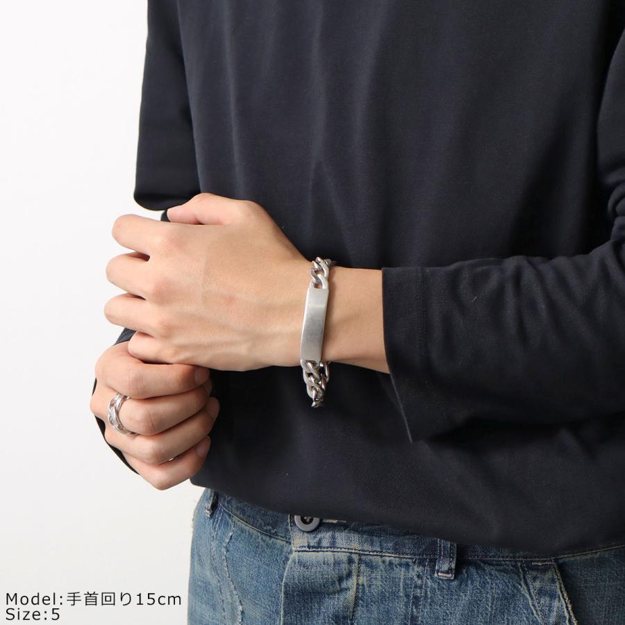 MAISON MARGIELA メゾンマルジェラ ブレスレット SM2UY0024 P9113 メンズ シルバー マイヨン チェーン アクセサリー 101 SM2UY0024P9113101の画像