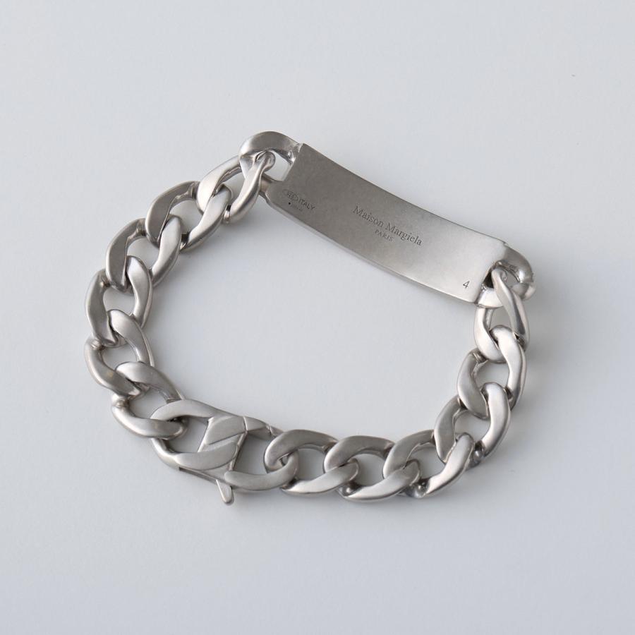 MAISON MARGIELA メゾンマルジェラ ブレスレット SM2UY0024 P9113 メンズ シルバー マイヨン チェーン アクセサリー 101 SM2UY0024P9113101の画像