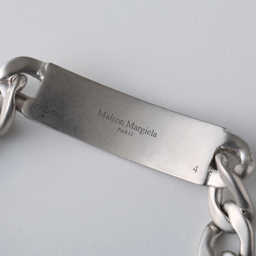 MAISON MARGIELA メゾンマルジェラ ブレスレット SM2UY0024 P9113 メンズ シルバー マイヨン チェーン アクセサリー 101 SM2UY0024P9113101の画像