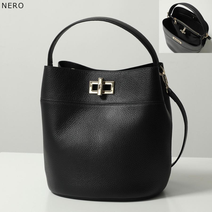 FURLA 黒 ハンドバッグ FURLA（フルラ） ハンドバッグ Amelia アメリア M WB01953 HSF000