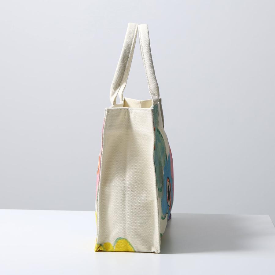 MARNI KIDS マルニ キッズ トートバッグ M01822 M00WP レディース ガールズ 花柄 フラワー コットン キャンバス ロゴ ハンドバッグ 軽量 鞄 0M115の画像