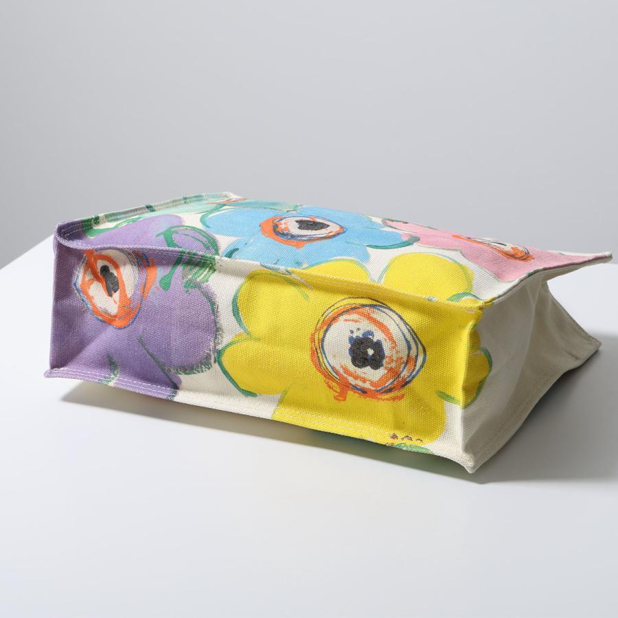 MARNI KIDS マルニ キッズ トートバッグ M01822 M00WP レディース ガールズ 花柄 フラワー コットン キャンバス ロゴ ハンドバッグ 軽量 鞄 0M115の画像