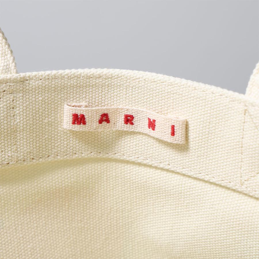 MARNI KIDS マルニ キッズ トートバッグ M01822 M00WP レディース ガールズ 花柄 フラワー コットン キャンバス ロゴ ハンドバッグ 軽量 鞄 0M115の画像