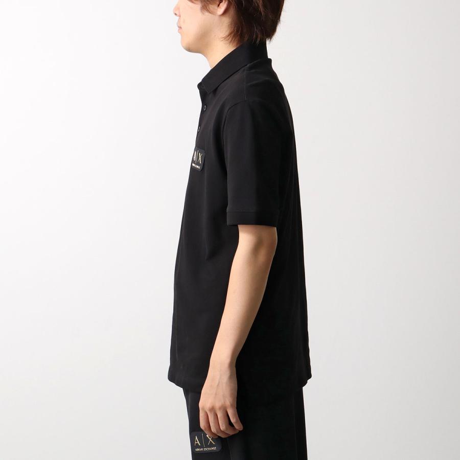 アルマーニ エクスチェンジ 小さめ メンズ ポロシャツ ゴルフ 黒 S ARMANI EXCHANGE A/X アルマーニ エクスチェンジ ポロシャツ XM002231