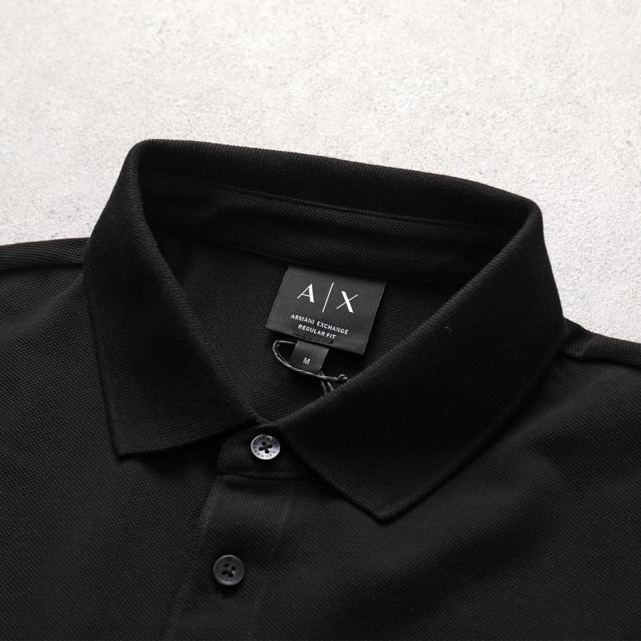 アルマーニ エクスチェンジ 小さめ メンズ ポロシャツ ゴルフ 黒 S ARMANI EXCHANGE A/X アルマーニ エクスチェンジ ポロシャツ XM002231