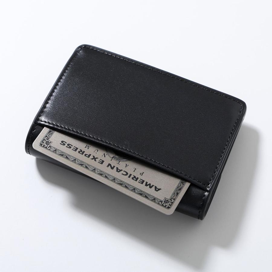 CELINE セリーヌ カードケース 10I583DPV.38NO レディース トリオンフ カードホルダー パスケース 定期入れ レザー ミニ財布 Blackの画像