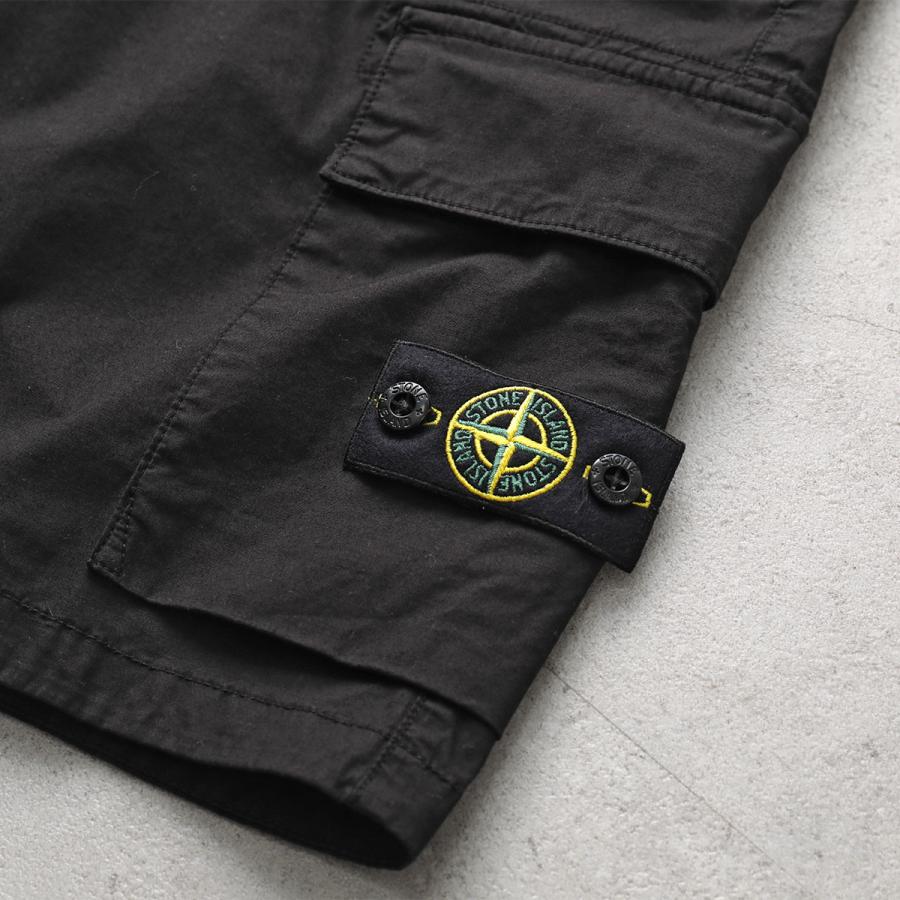 STONE ISLAND KIDS ストーンアイランド キッズ ショートパンツ L100002 S0001 メンズ ボーイズ ハーフパンツ ロゴパッチ V0029の画像