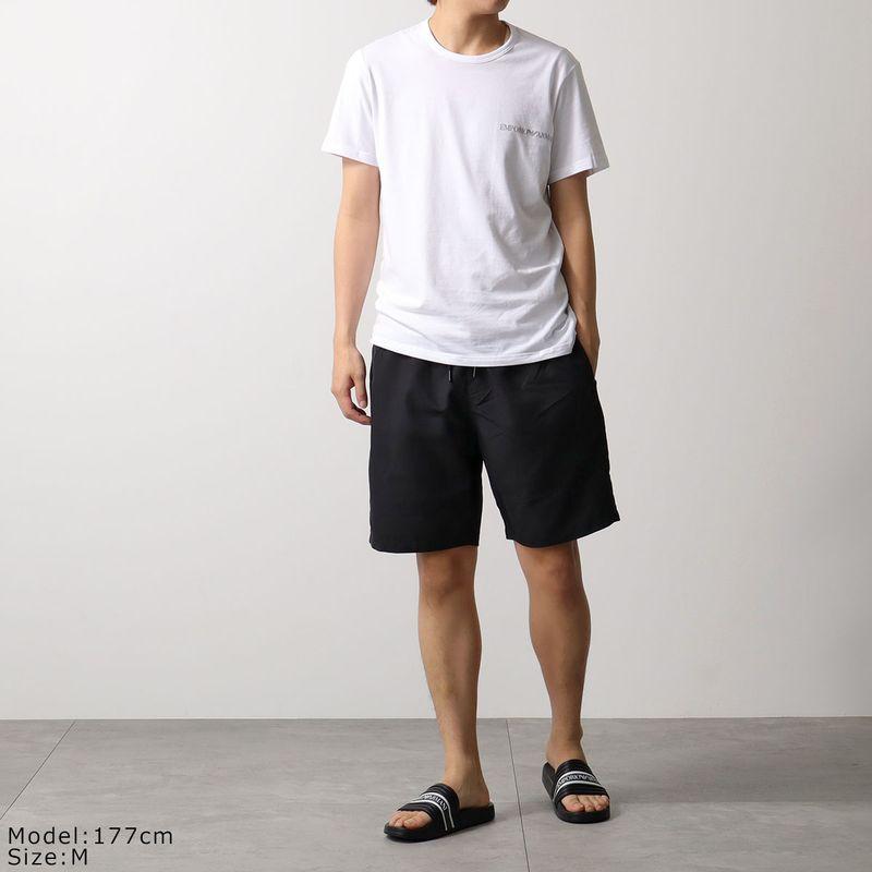 美品　エンポリオアルマーニ　メンズ　スイムウェア　ショートパンツ　M 黒 EMPORIO ARMANI エンポリオアルマーニ スイムショーツ BOXER BEACHWEAR