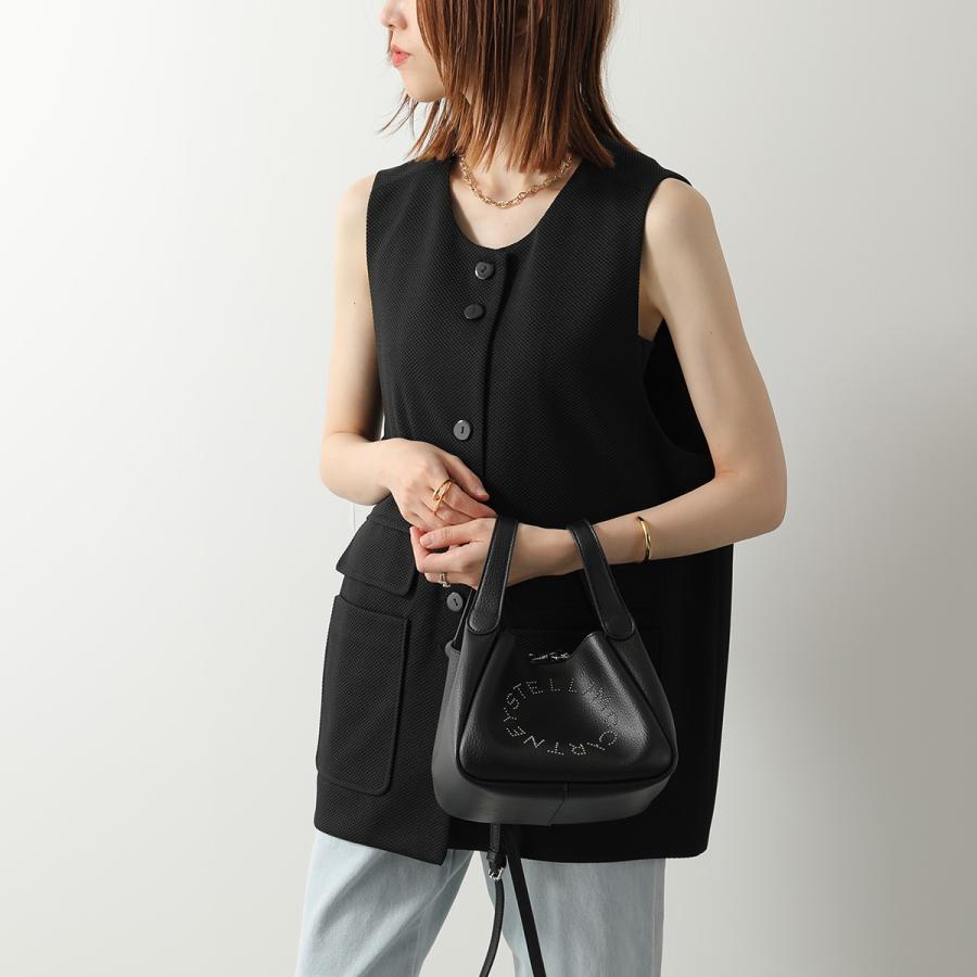 STELLA McCARTNEY ステラマッカートニー ショルダーバッグ 7B0081 WP0563 レディース ハンドバッグ ステラロゴ 鞄 1000/BLACK 7B0081WP05631000の画像