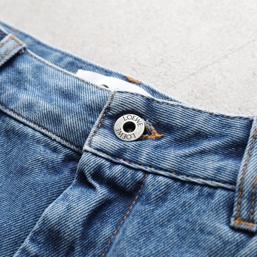 LOEWE ロエベ ジーンズ ANAGRAM BAGGY JEANS アナグラム S359Y11XEC メンズ デニムパンツ コットン Gパン ジーパン バギー 5320の画像