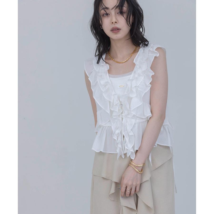 Eimee Law（エイミーロウ） ベスト 84780Z レディース フリル ペプラム