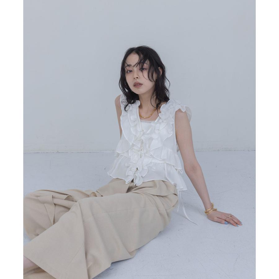 Eimee Law（エイミーロウ） ベスト 84780Z レディース フリル ペプラム