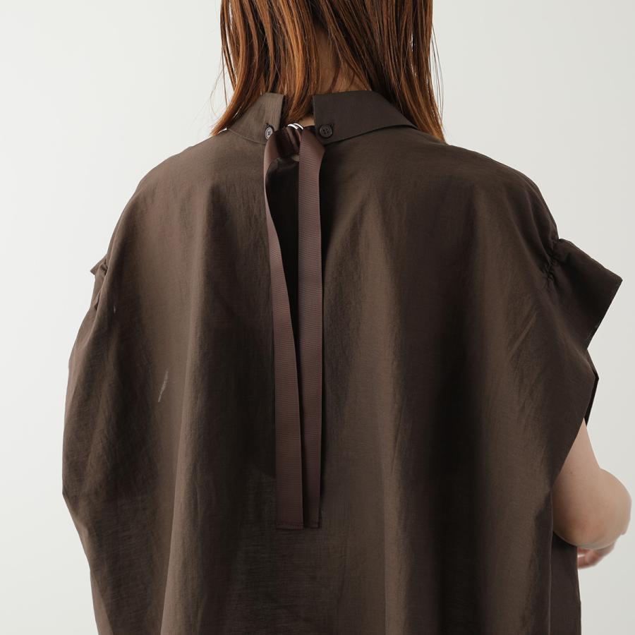HERENCIA（ヘレンチア） ブラウス Sheer Back Ribbon Blouse H425153