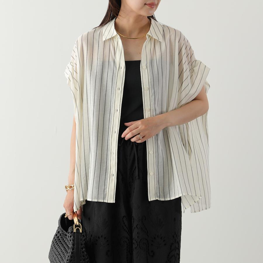HERENCIA（ヘレンチア） ブラウス Sheer Back Ribbon Blouse H425153