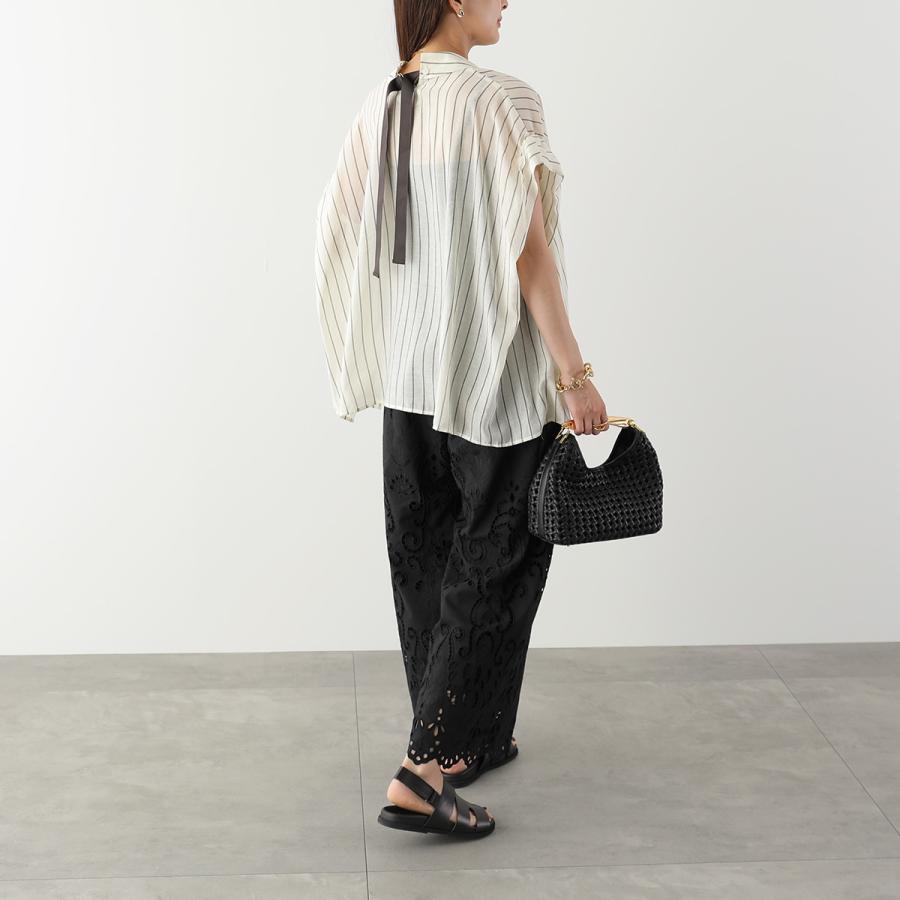HERENCIA（ヘレンチア） ブラウス Sheer Back Ribbon Blouse H425153