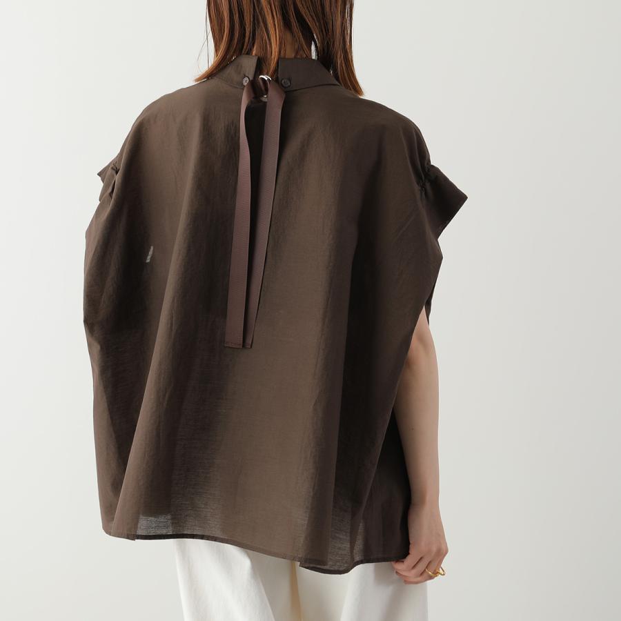 HERENCIA（ヘレンチア） ブラウス Sheer Back Ribbon Blouse H425153