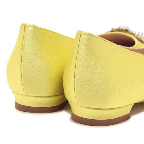 MANOLO BLAHNIK（マノロブラニク） パンプス HANGISIFLAT SATIN 010