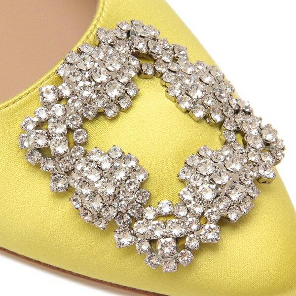 MANOLO BLAHNIK（マノロブラニク） パンプス HANGISIFLAT SATIN 010